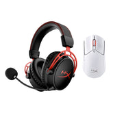 Wireless Gaming Bundle - Cloud Alpha Wireless Headset, Pulsefire Haste 2 Wireless Mouse